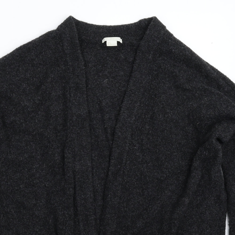 H&M Womens Grey  Knit Cardigan Jumper Size S