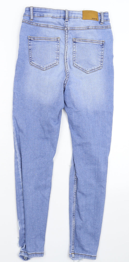 Papaya Womens Blue  Denim Skinny Jeans Size 8 L25 in