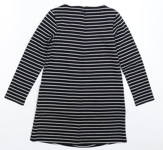 NEXT Womens Blue Striped  Fit & Flare  Size 8