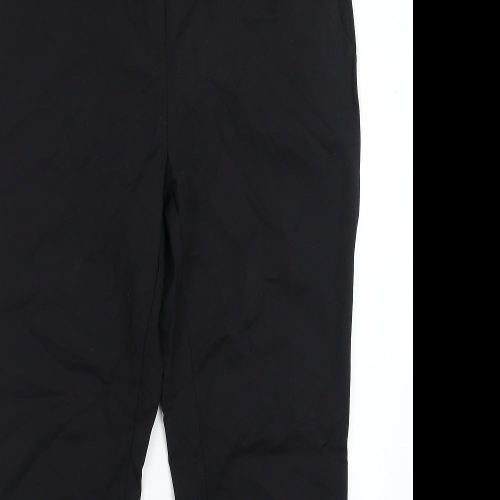 Preworn Womens Black   Trousers  Size 30 in L25 in