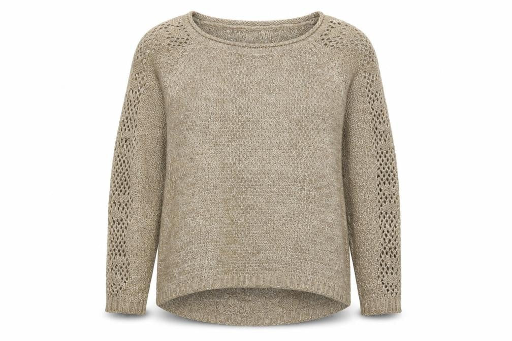 Sosyetic Womens Grey  Knit Pullover Jumper Size L