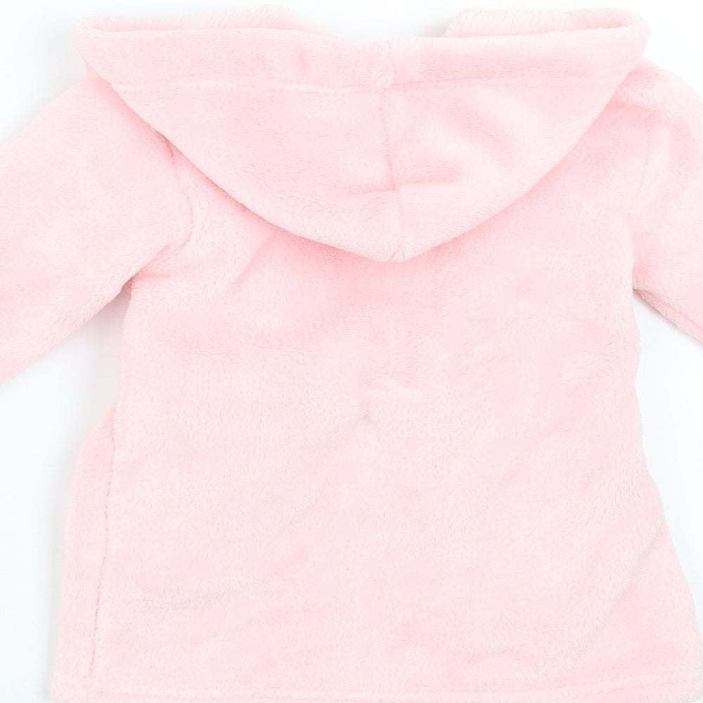 Earlydays Girls Pink Solid   Robe Size 6-9 Months