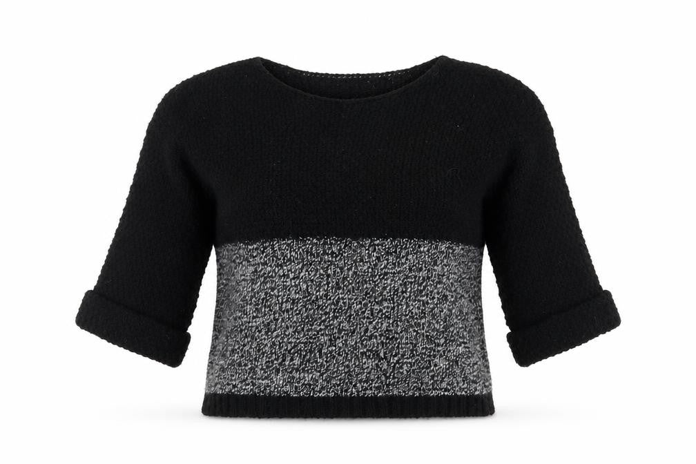 New Look Womens Black  Knit Pullover Jumper Size 8