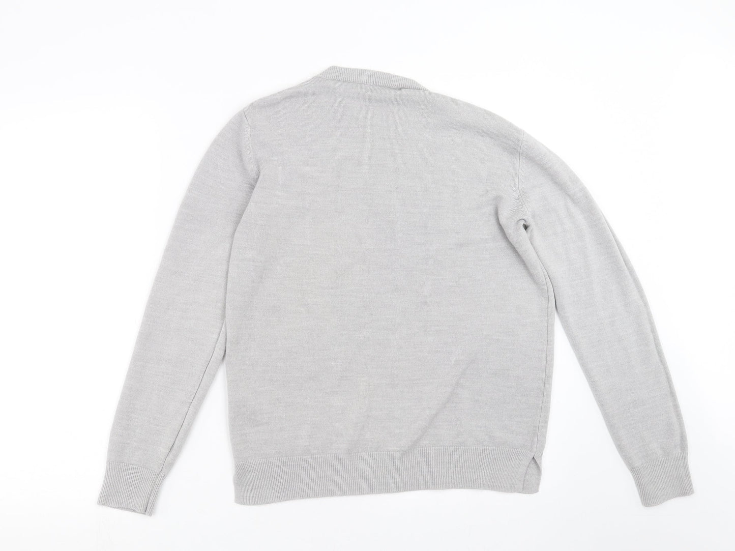 Marks and Spencer Womens Grey  Knit Pullover Jumper Size 14