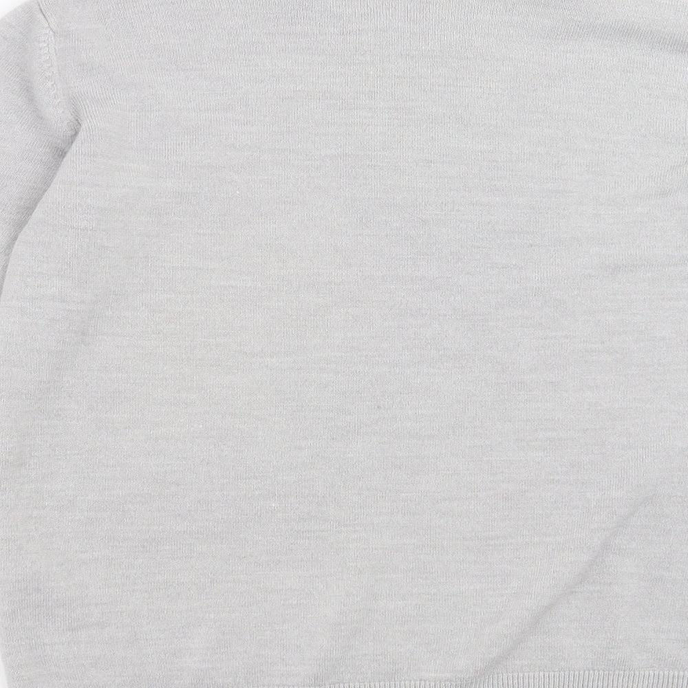 Marks and Spencer Womens Grey  Knit Pullover Jumper Size 14