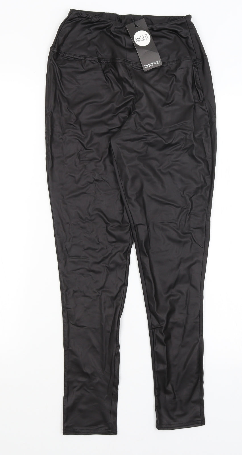 Boohoo Womens Black   Trousers  Size 10 L26 in