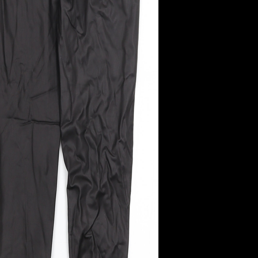 Boohoo Womens Black   Trousers  Size 10 L26 in