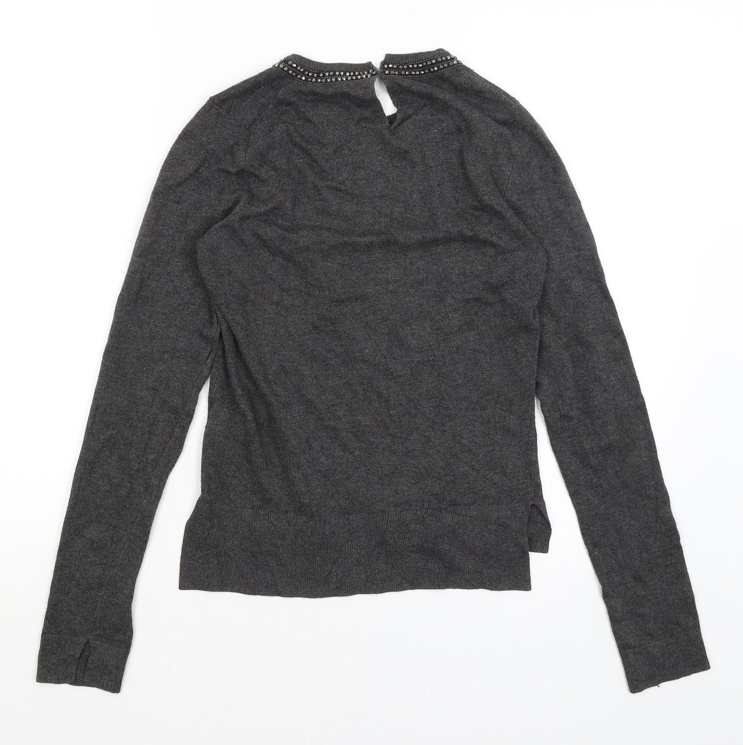 Zara Womens Grey   Pullover Jumper Size M
