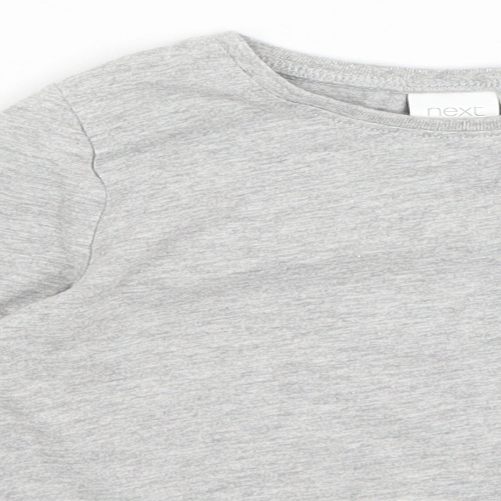 NEXT Girls Grey   Basic T-Shirt Size 2-3 Years