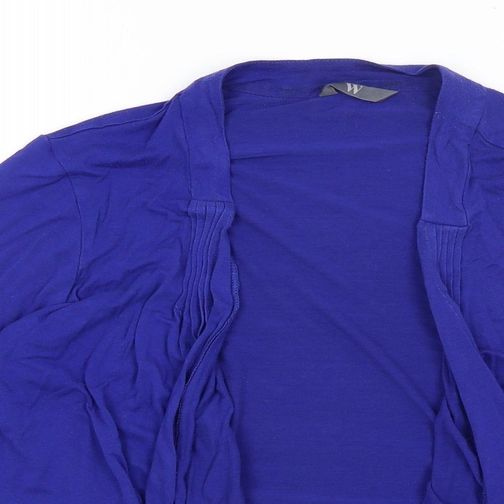 BHS Womens Blue   Cardigan Jumper Size 14
