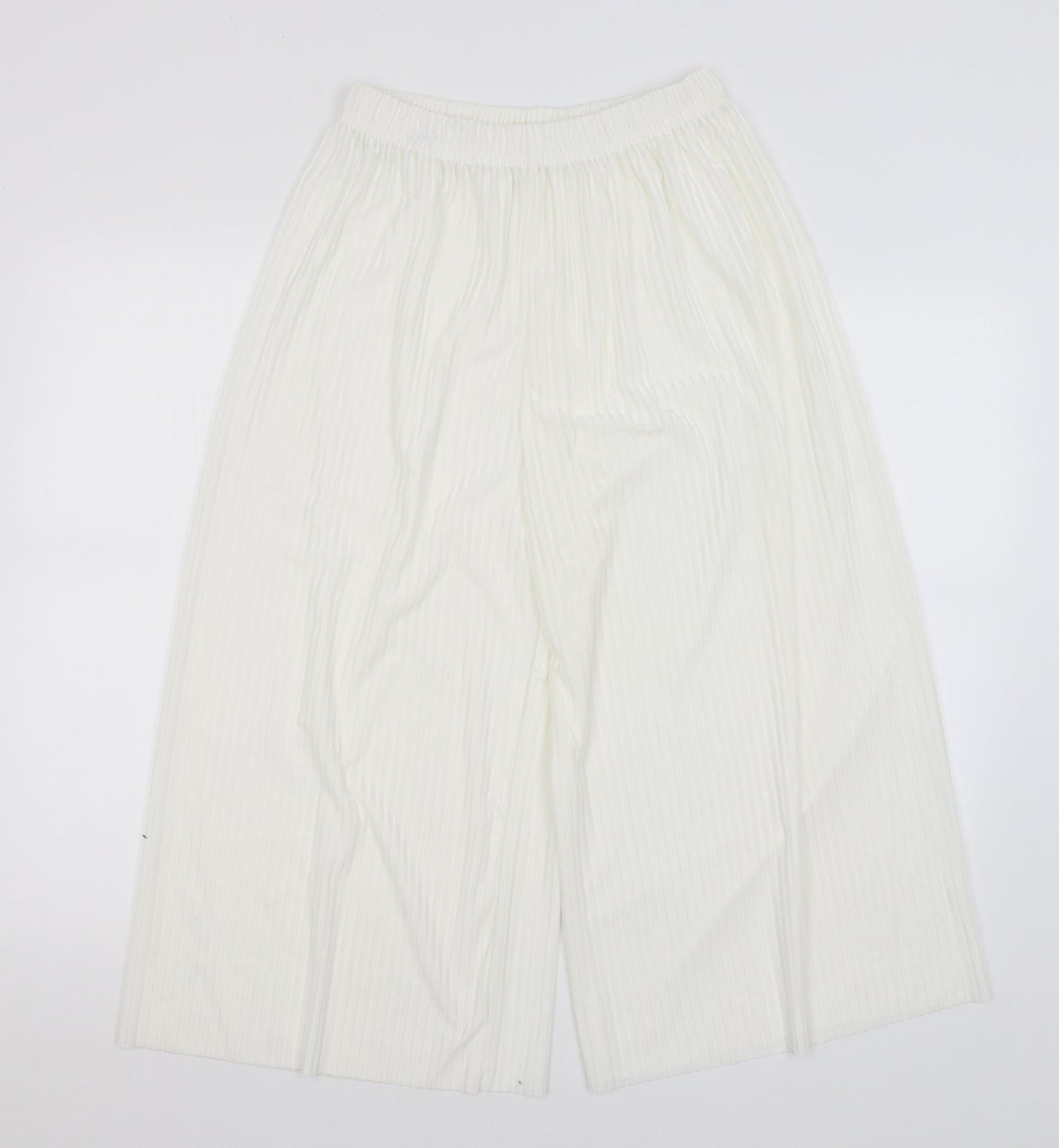 Preworn Womens Ivory   Culotte Shorts Size S