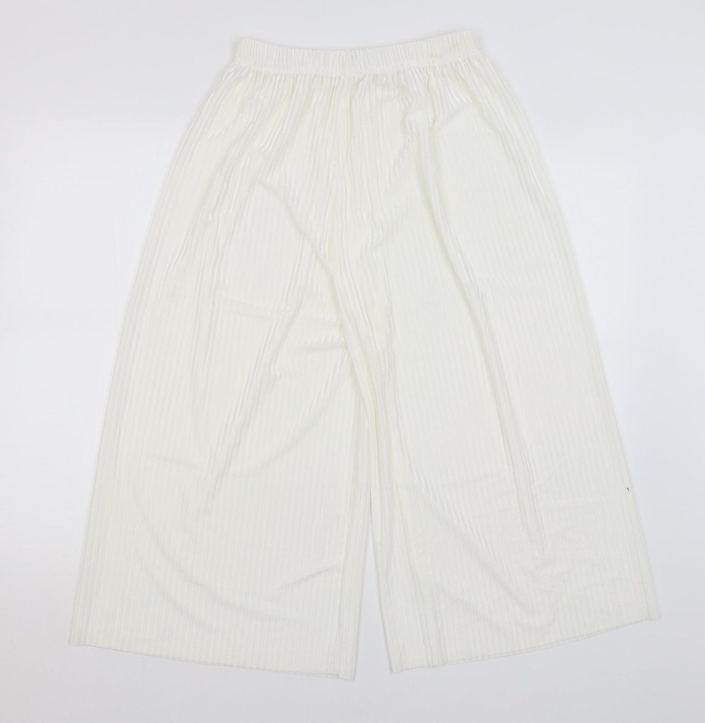Preworn Womens Ivory   Culotte Shorts Size S