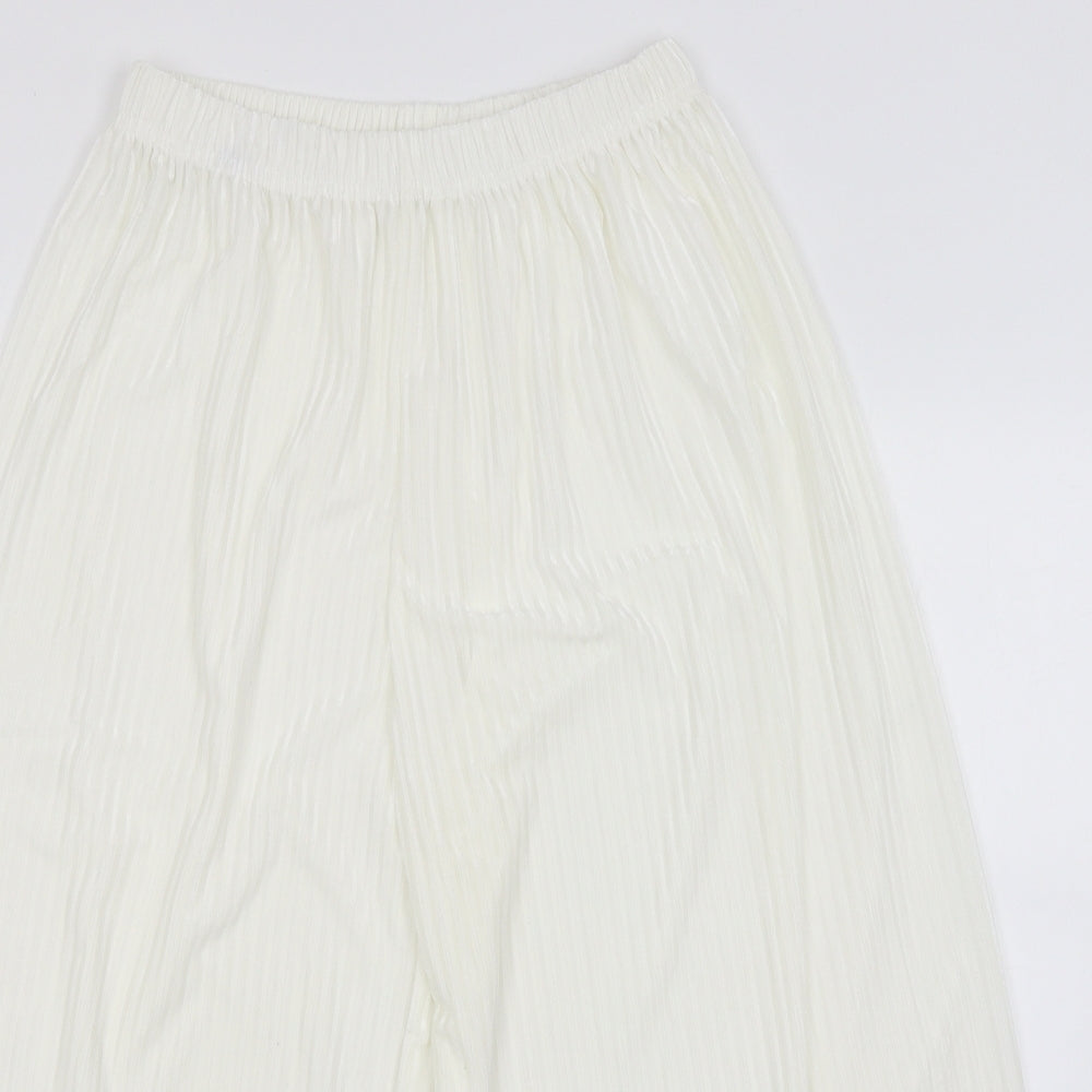 Preworn Womens Ivory   Culotte Shorts Size S