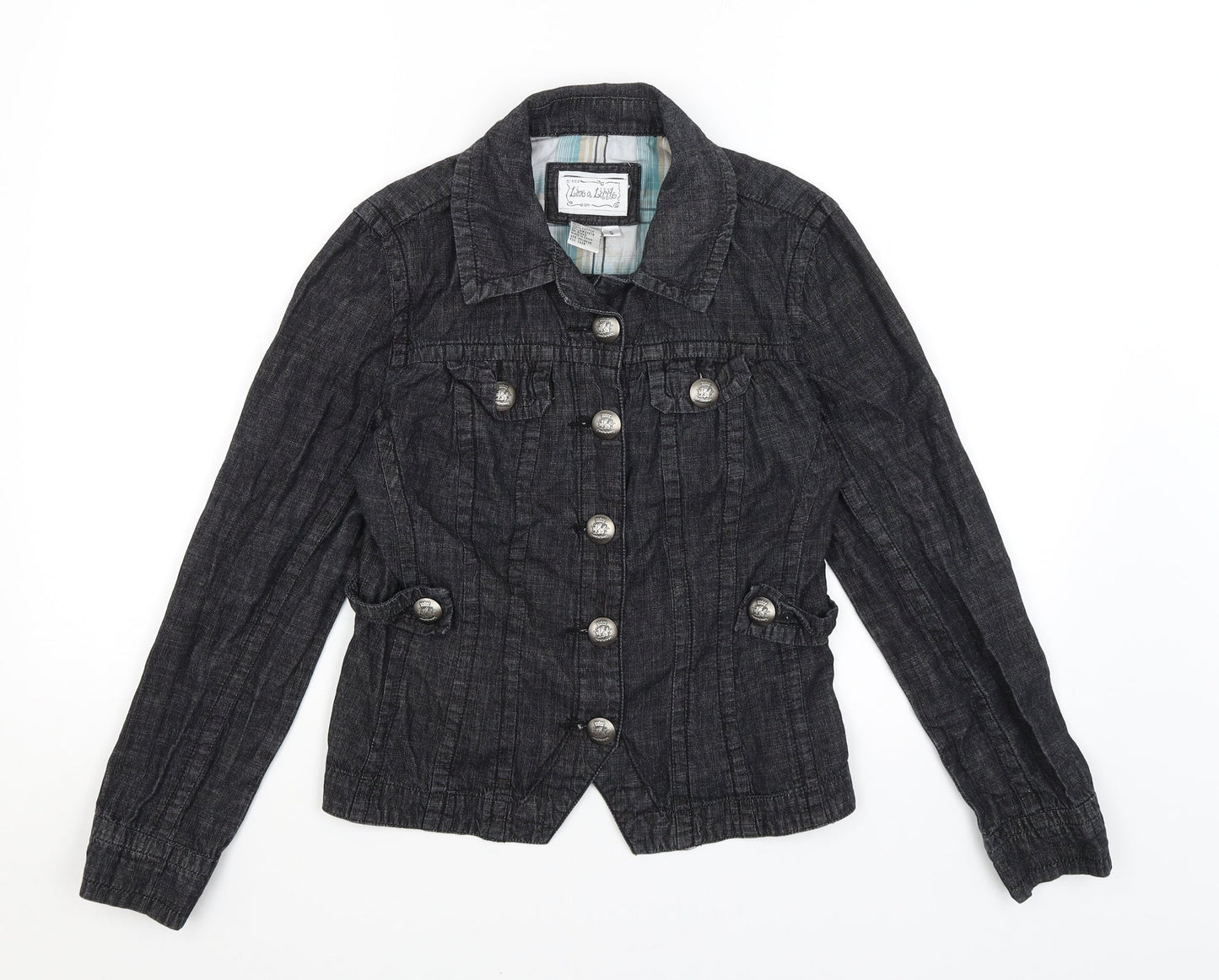 Live a Little Womens Black   Jacket  Size S