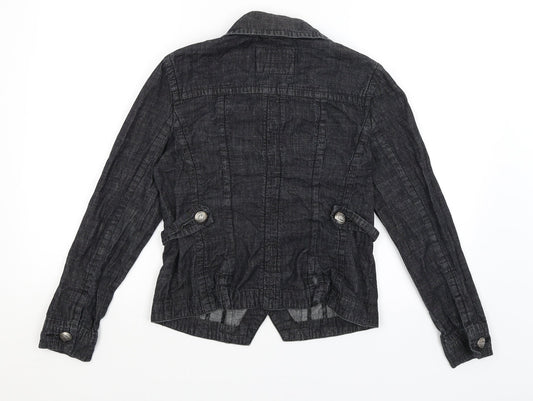 Live a Little Womens Black   Jacket  Size S