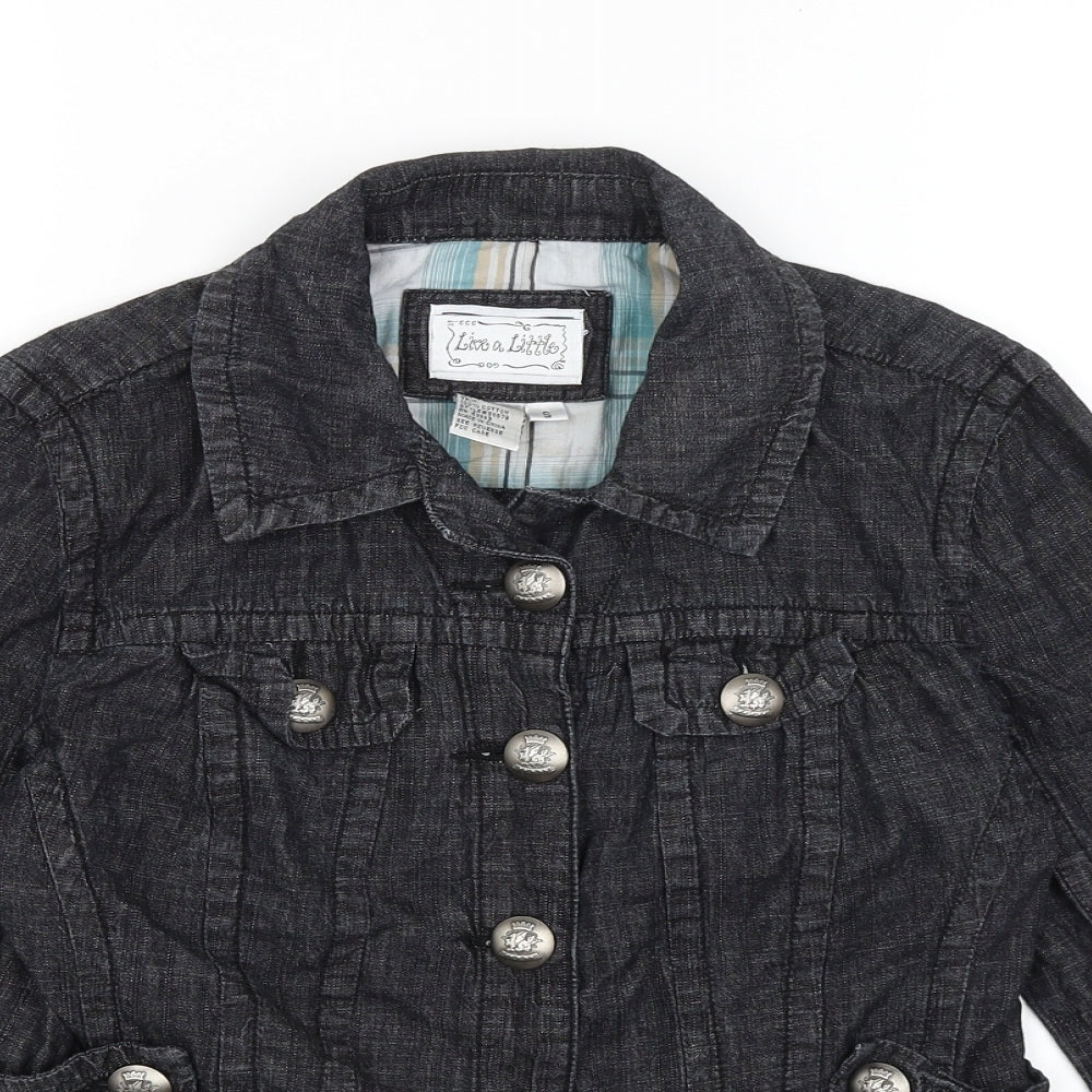 Live a Little Womens Black   Jacket  Size S