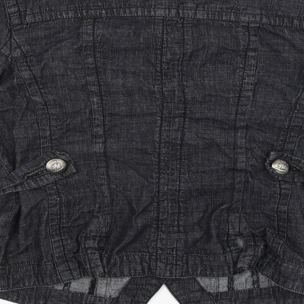 Live a Little Womens Black   Jacket  Size S