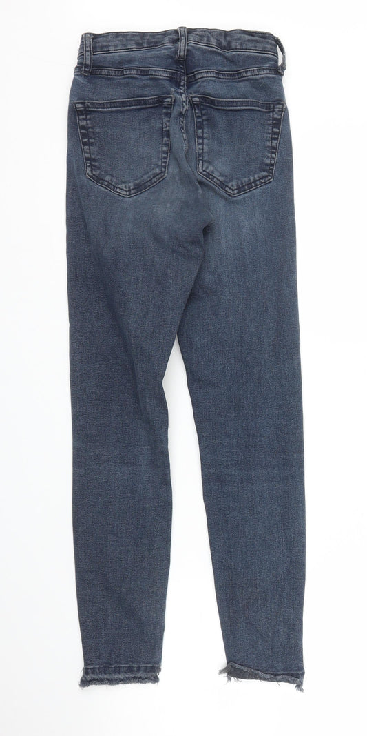 Topshop Girls Blue  Denim Skinny Jeans Size 10 Years