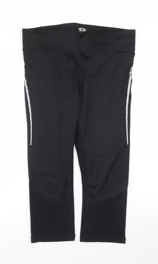 Athletics Womens Black   Compression Leggings Size M L19 in