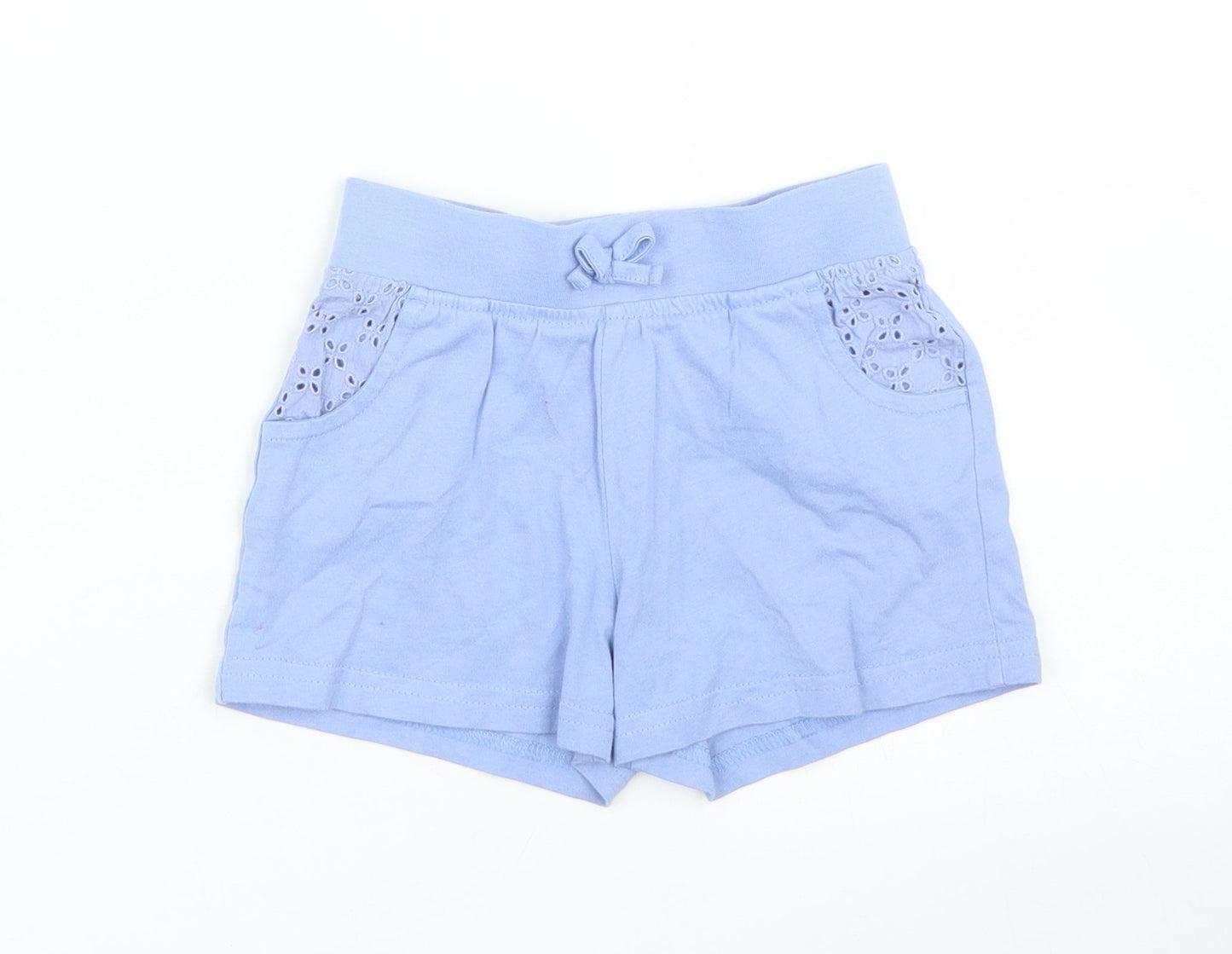 George Girls Blue   Bermuda Shorts Size 4 Years
