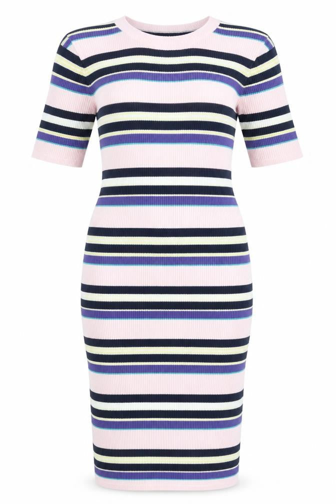Swell Womens Pink Striped  Jumper Dress  Size 10