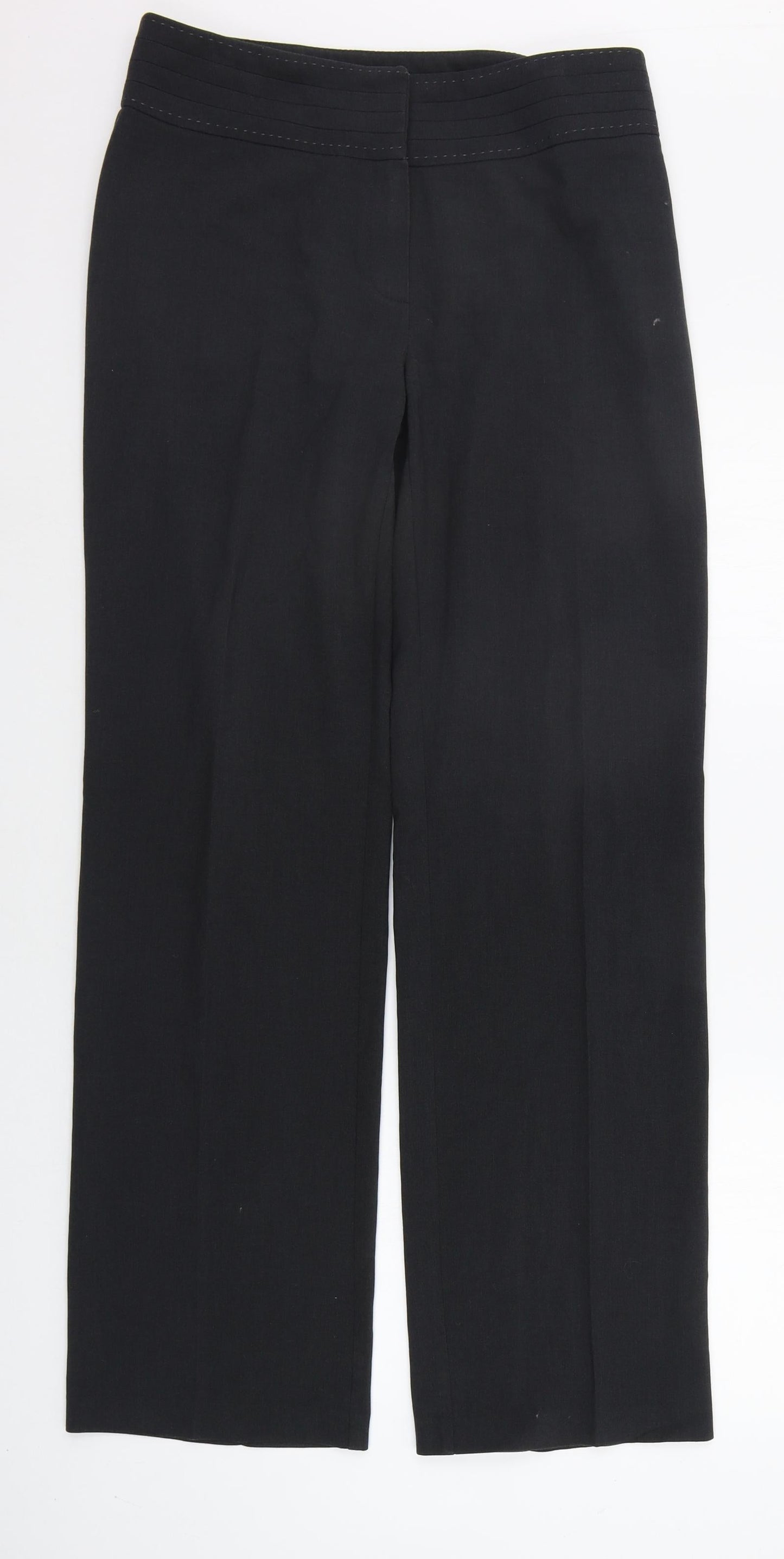 Marks and Spencer Womens Grey   Trousers  Size 10 L31 in