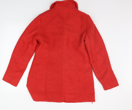 New Look Womens Red   Jacket Coat Size 12