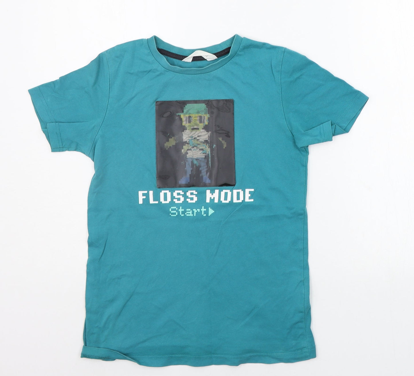 H&M Boys Blue   Basic T-Shirt Size 9-10 Years