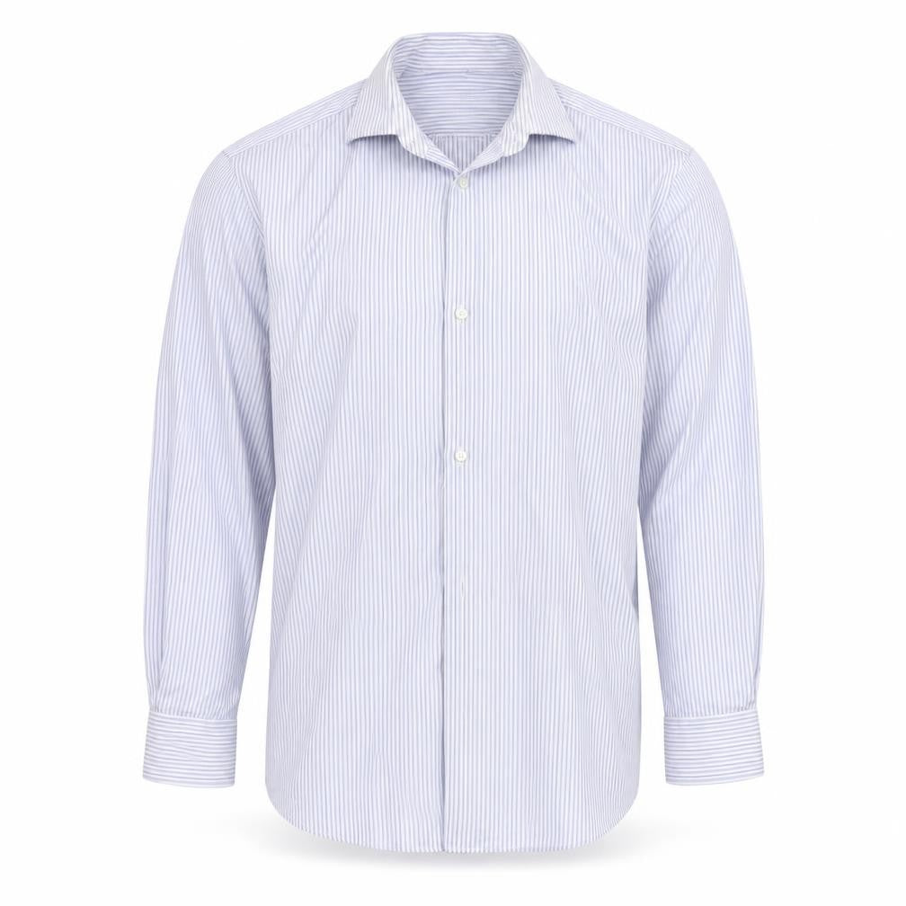 questa & reed Mens White Polka Dot   Button-Up Size 16
