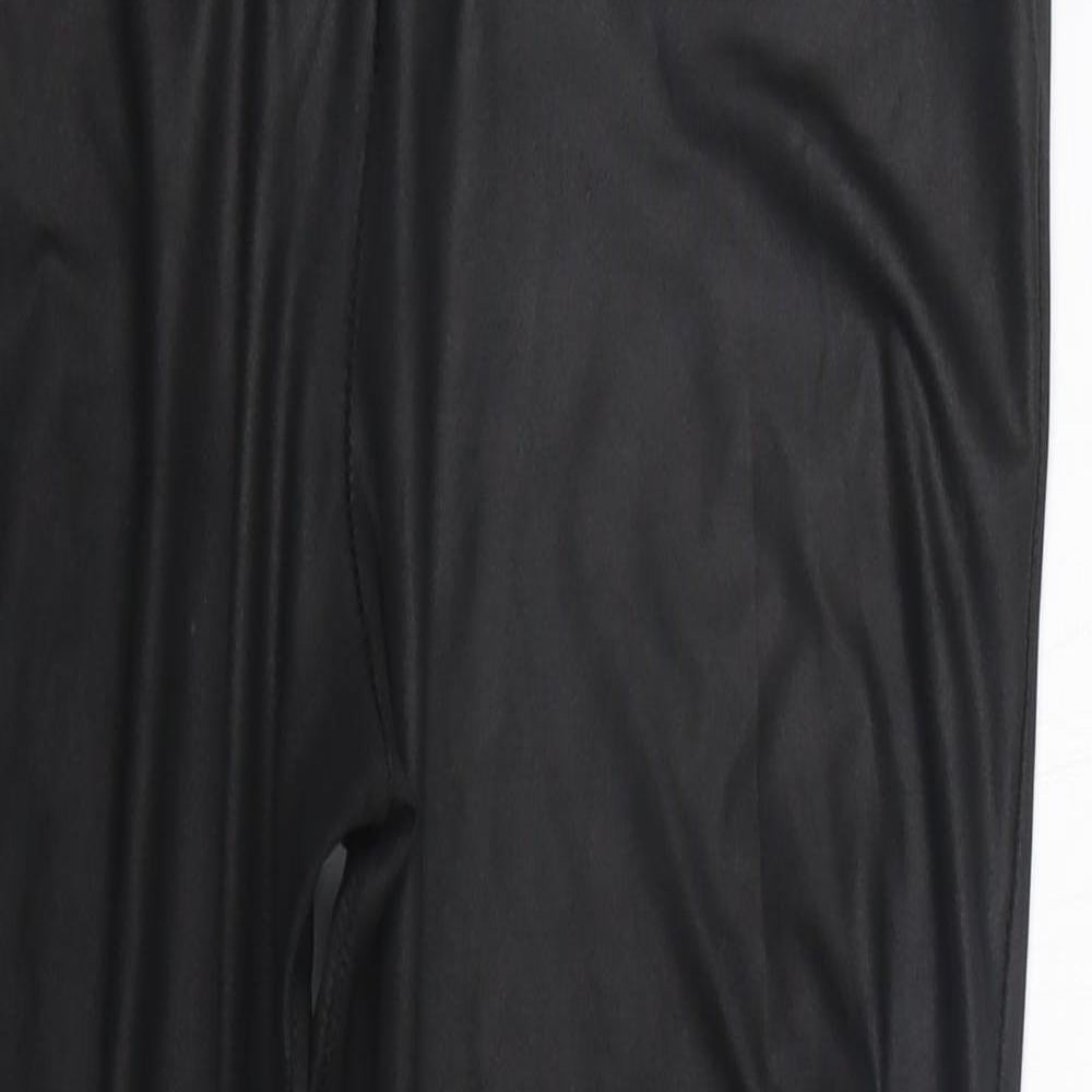 Boohoo Womens Black   Jegging Trousers Size 12 L24 in