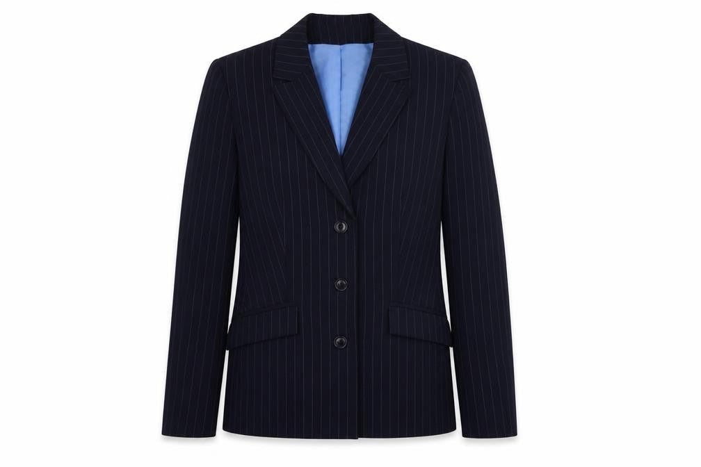 Dorothy Perkins  Womens Blue Striped  Jacket Blazer Size 12