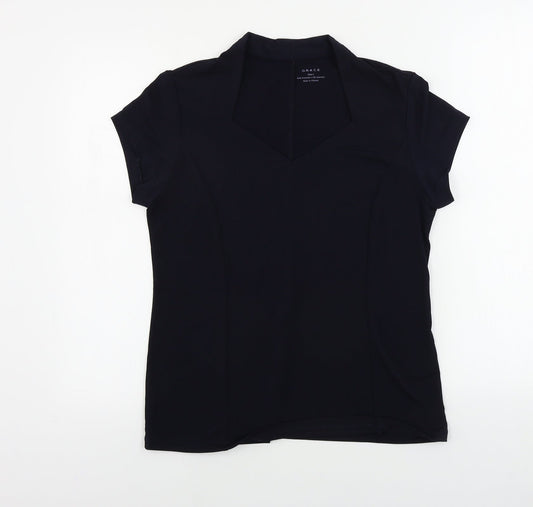 Grace Womens Blue   Basic T-Shirt Size L