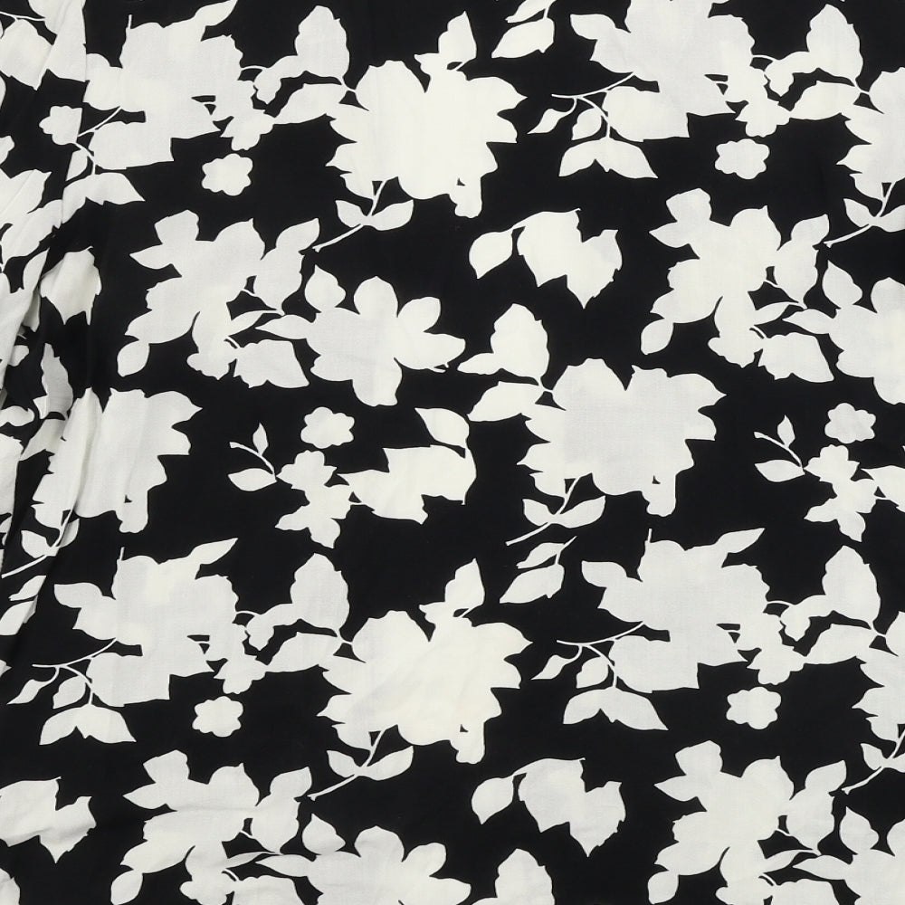 Select  Womens White Floral  Cardigan Jumper Size 14