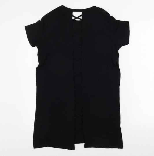River Island  Womens Black   Basic T-Shirt Size 8