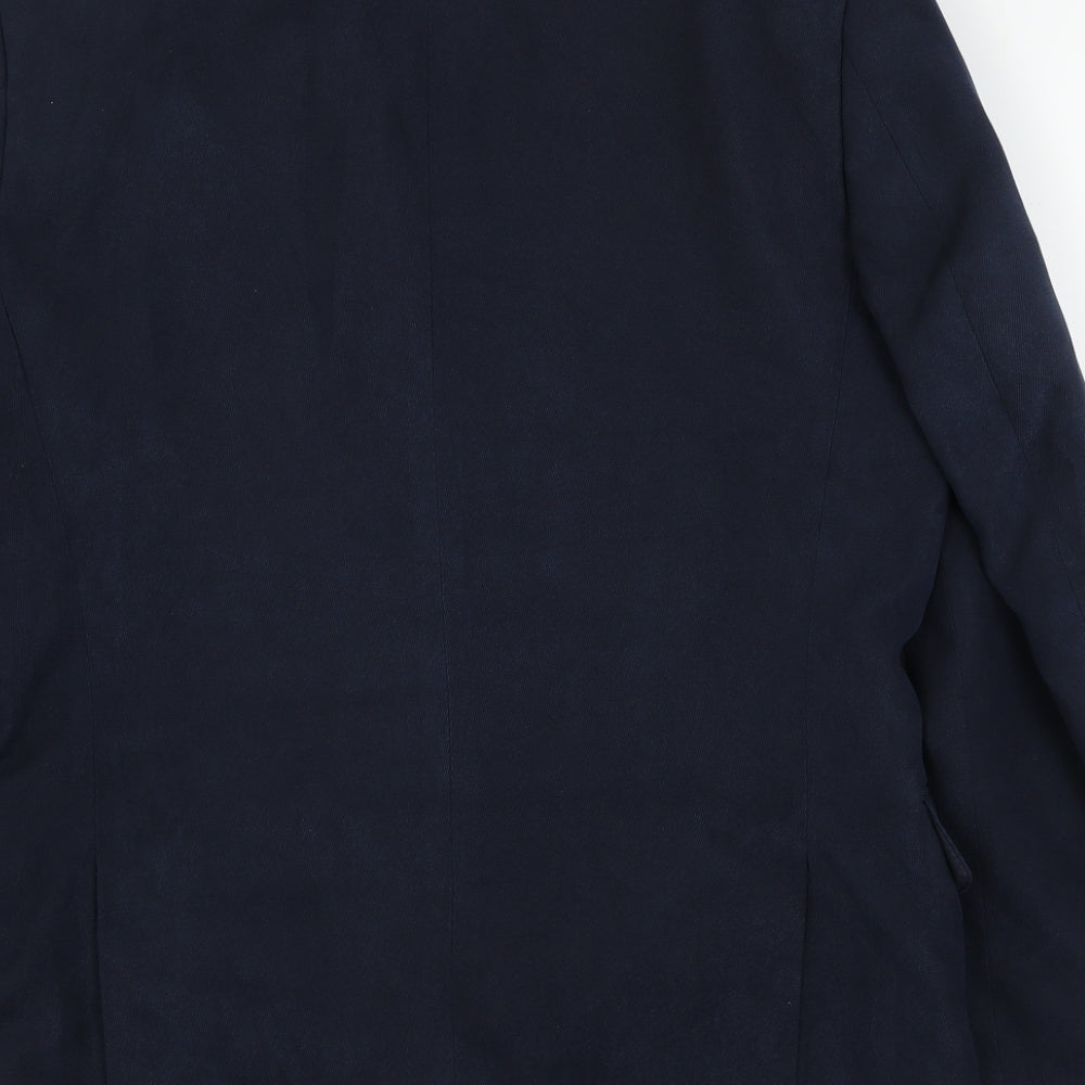 Cotton Traders Mens Blue   Jacket Blazer Size 38