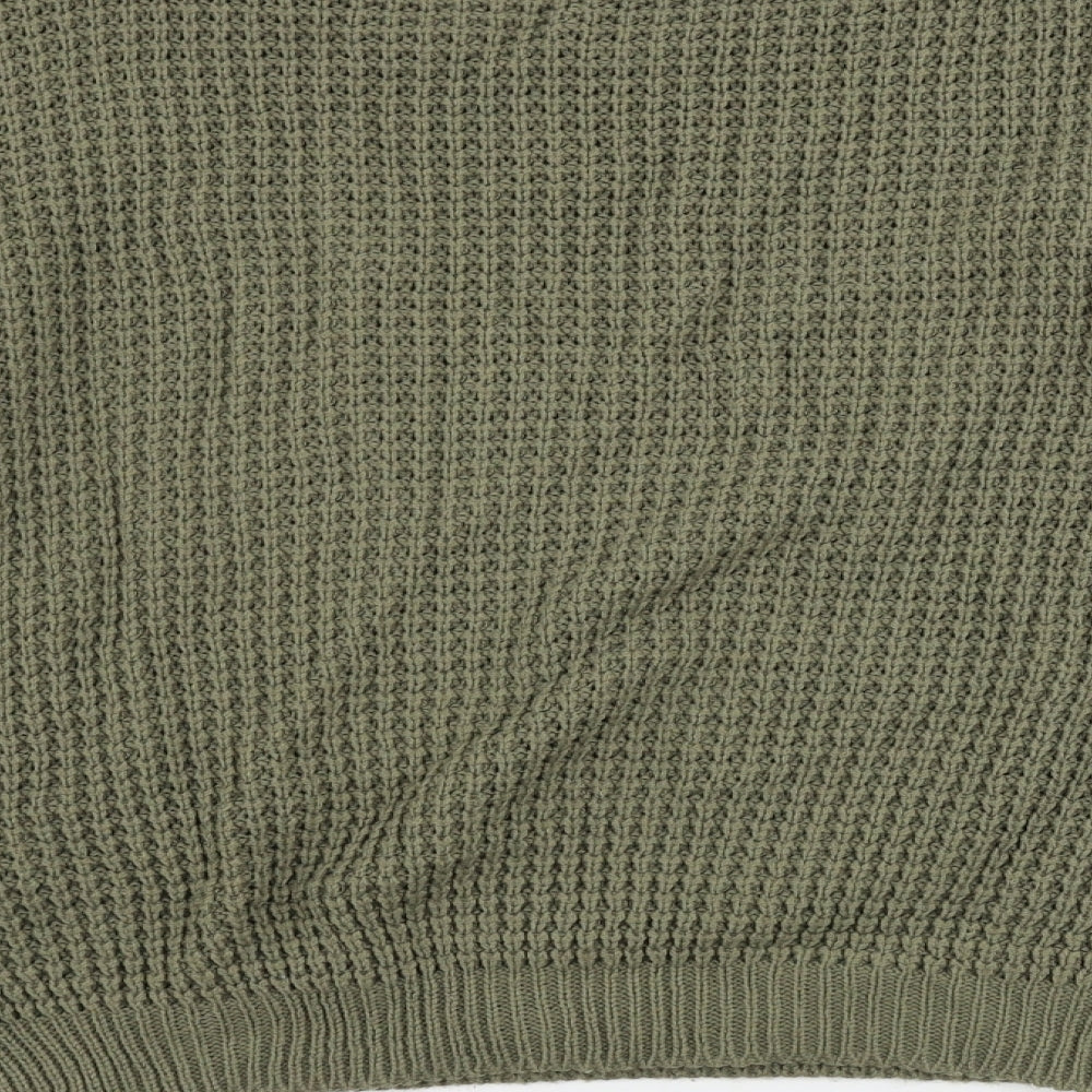 glamourus Womens Green   Pullover Jumper Size 8