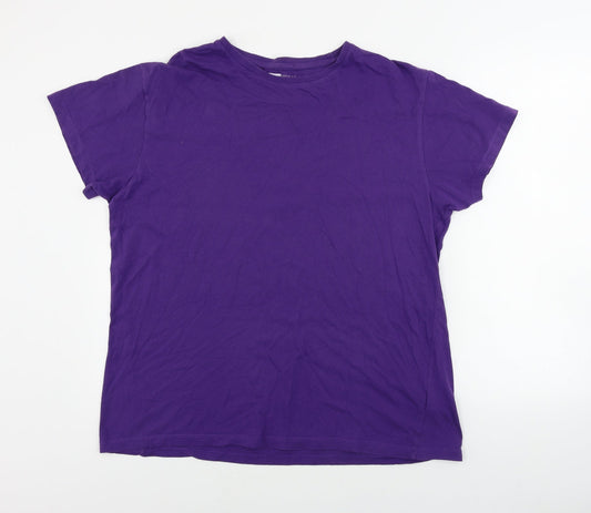 Ceader wood state  Mens Purple    T-Shirt Size L
