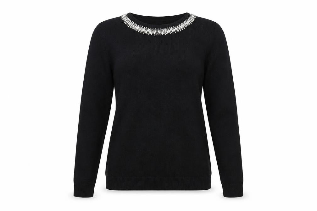 Wallis Womens Black   Pullover Jumper Size S