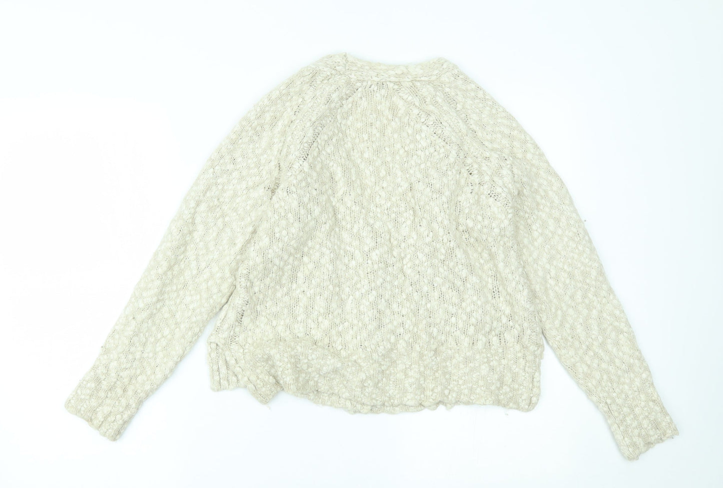 NEXT Womens Beige   Cardigan Jumper Size M