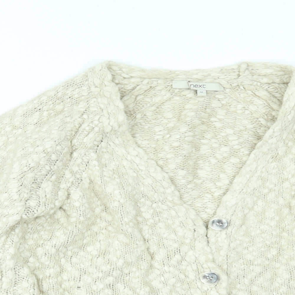 NEXT Womens Beige   Cardigan Jumper Size M