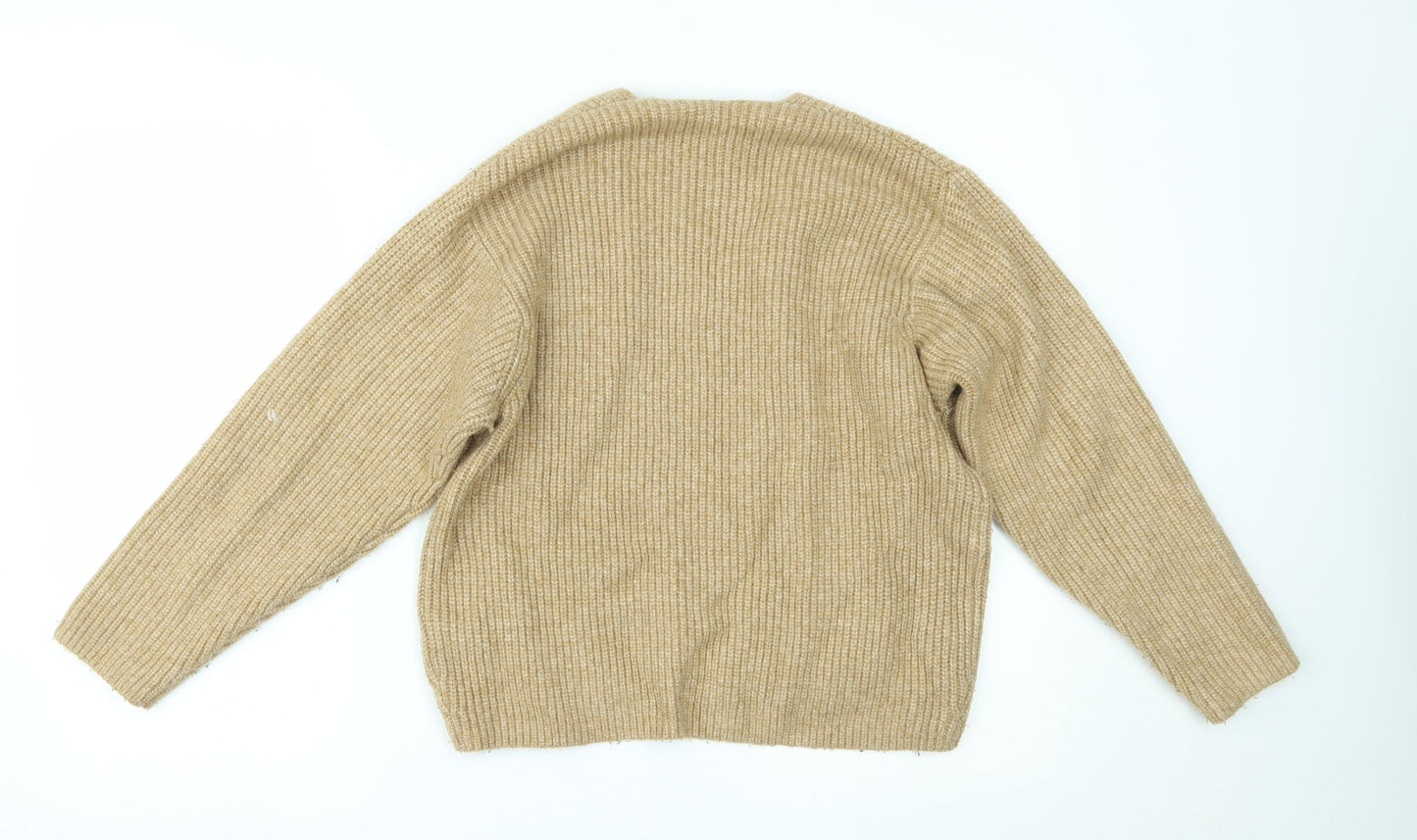 H&M Womens Brown   Pullover Jumper Size XS