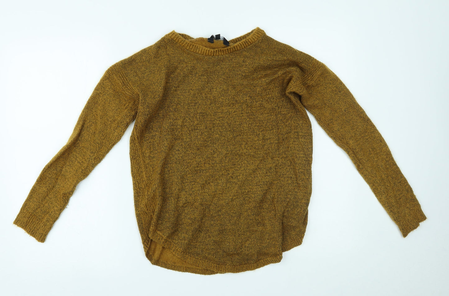 New Look Womens Yellow   Pullover Jumper Size 10