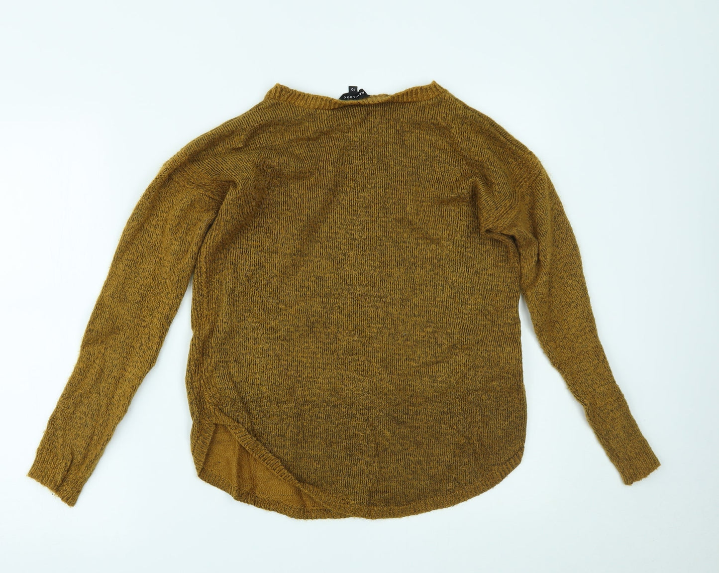 New Look Womens Yellow   Pullover Jumper Size 10