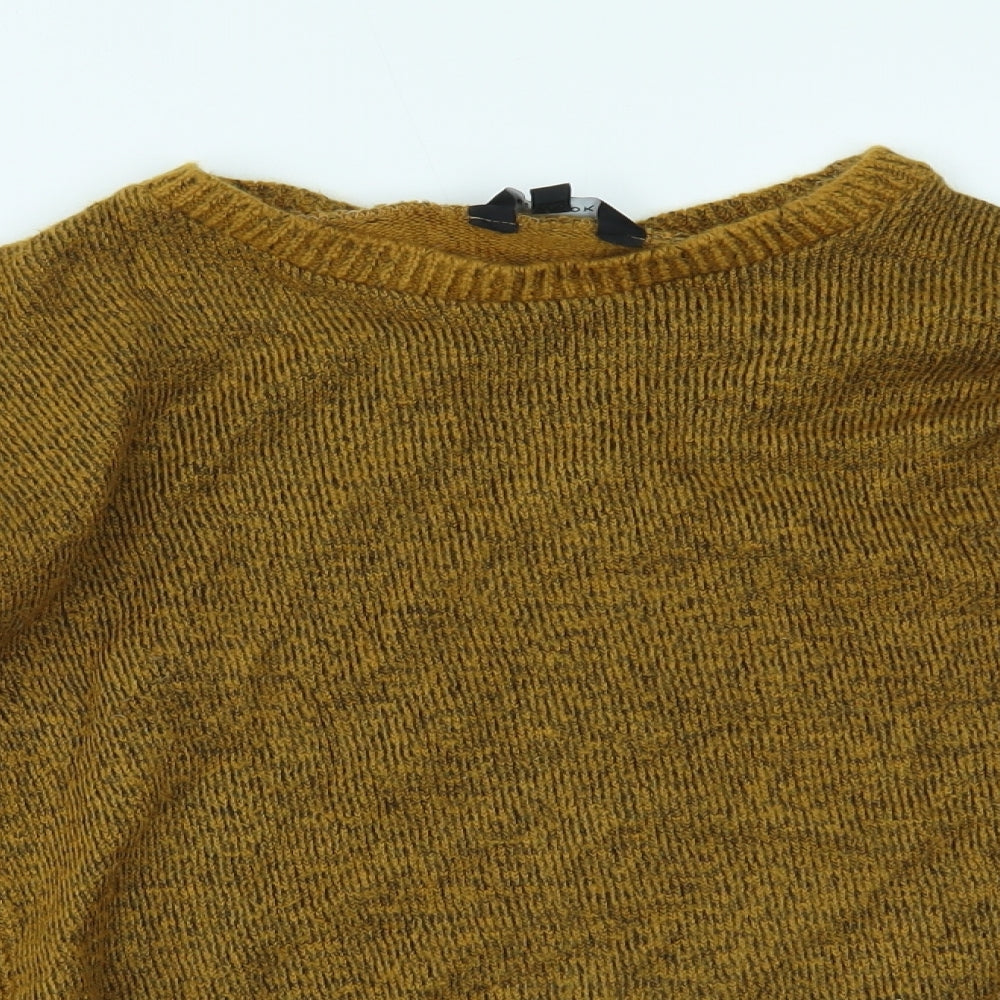 New Look Womens Yellow   Pullover Jumper Size 10