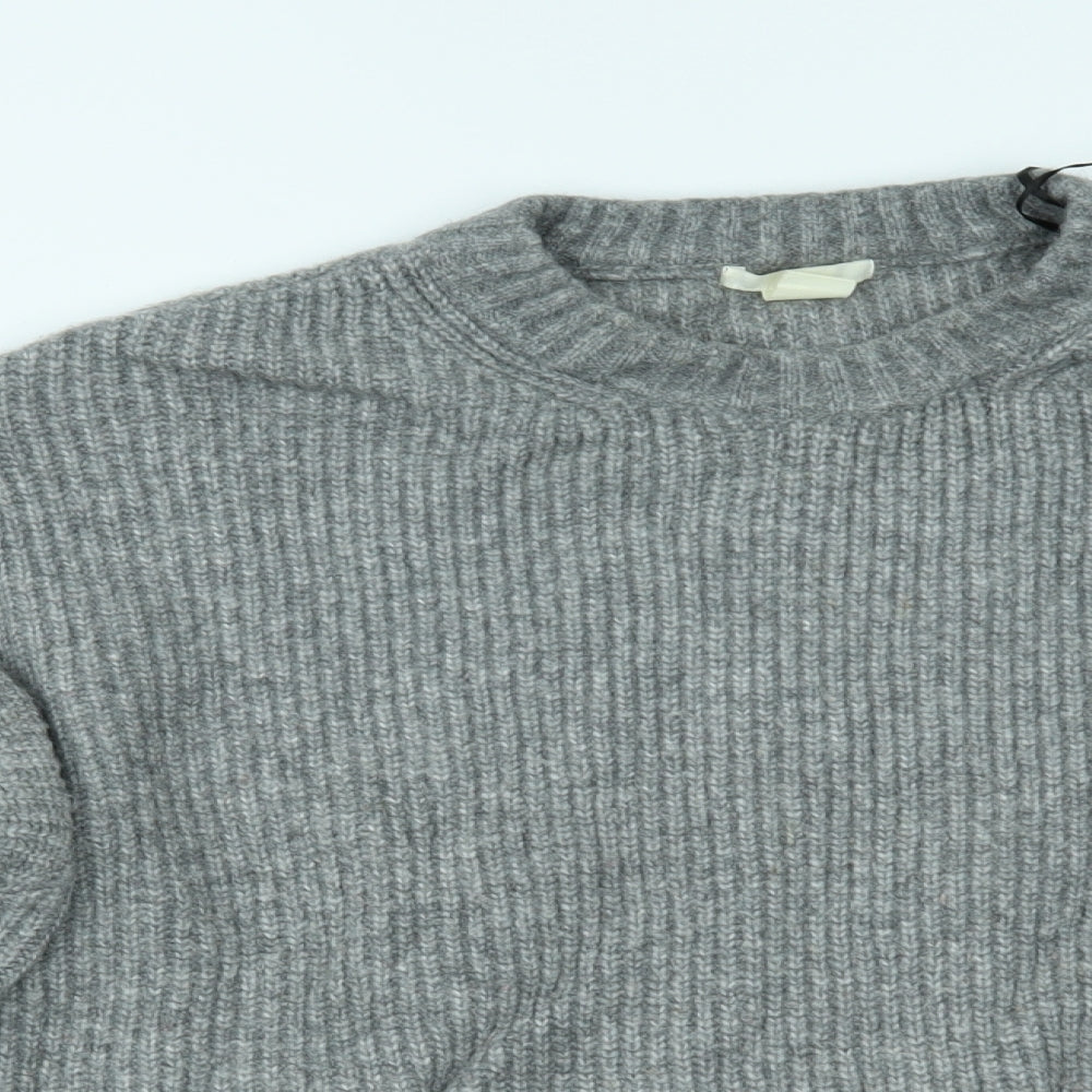 H&M Womens Grey   Pullover Jumper Size S