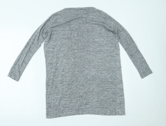 River Island Womens Grey   Basic Blouse Size 6