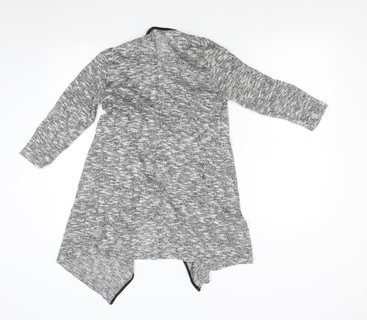 Miss Selfridge Womens Grey  Knit Cardigan Jumper Size S