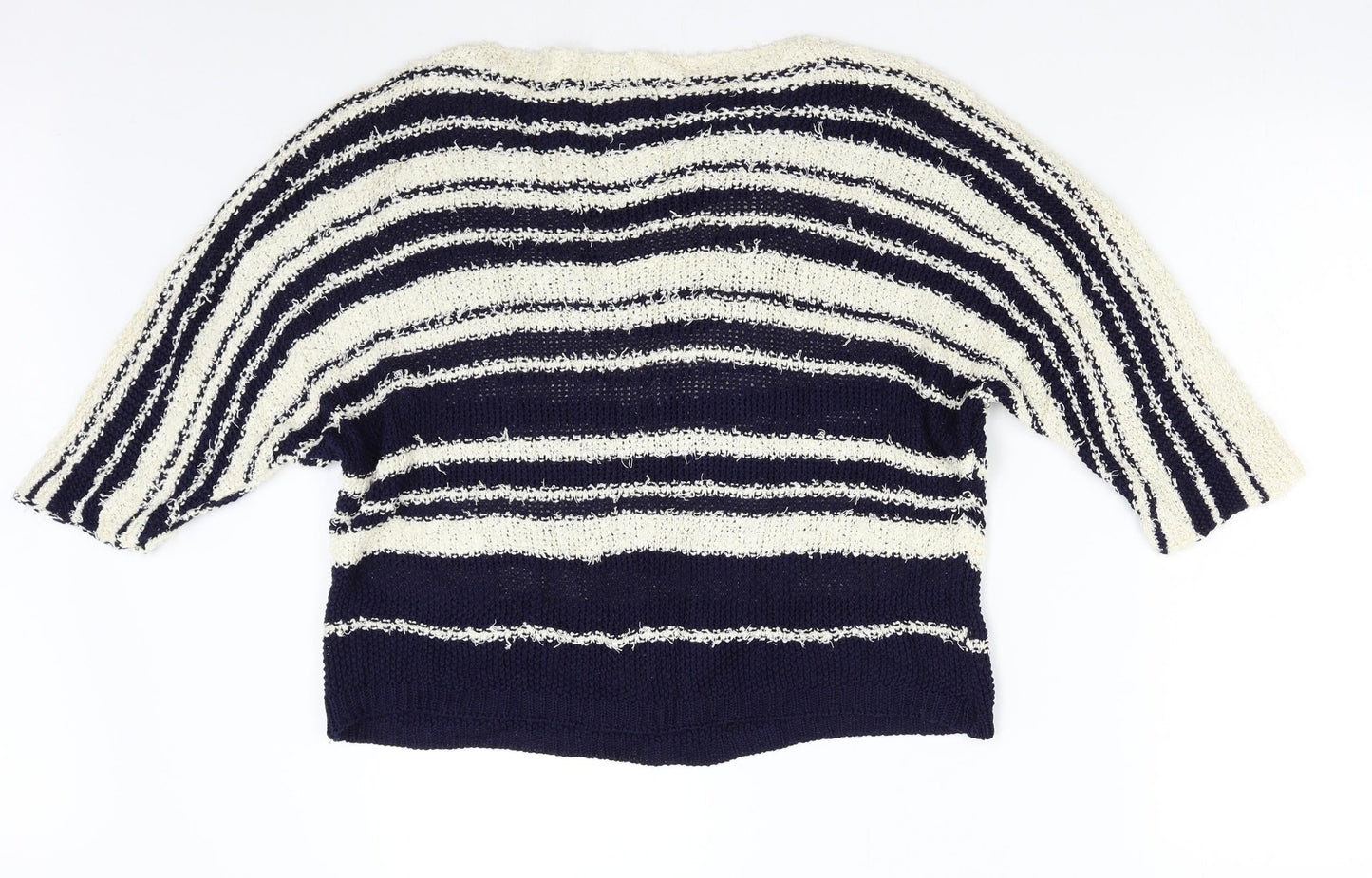 Isabella D Womens Multicoloured Striped  Pullover Jumper Size S
