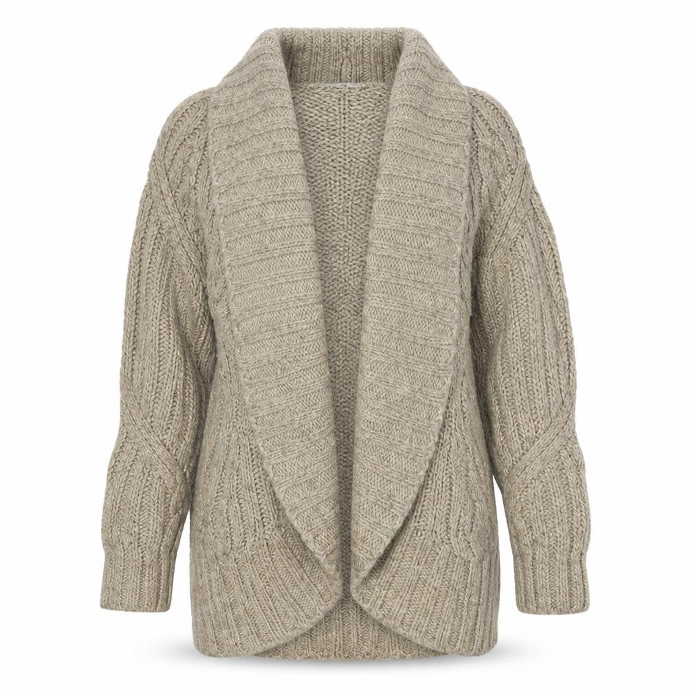 TU Womens Brown  Knit Cardigan Jumper Size S