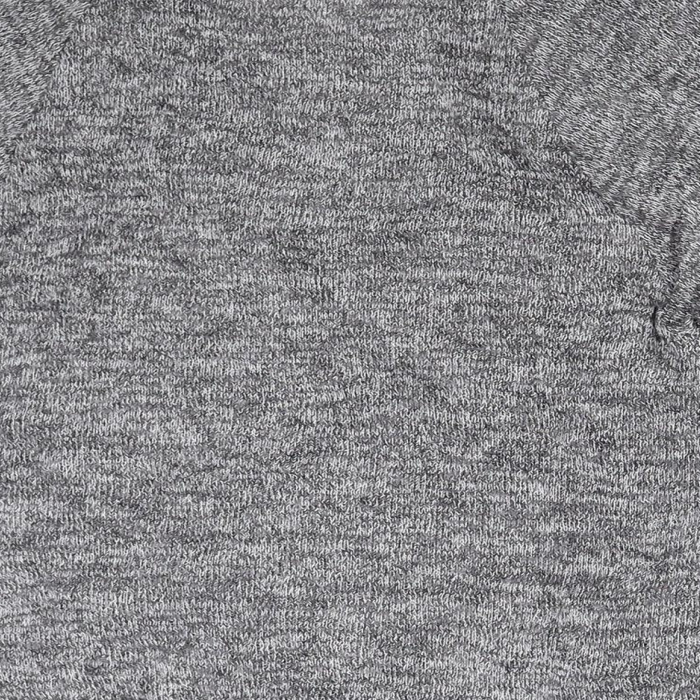 Sparkle & Fade Womens Grey  Knit Pullover Jumper Size S